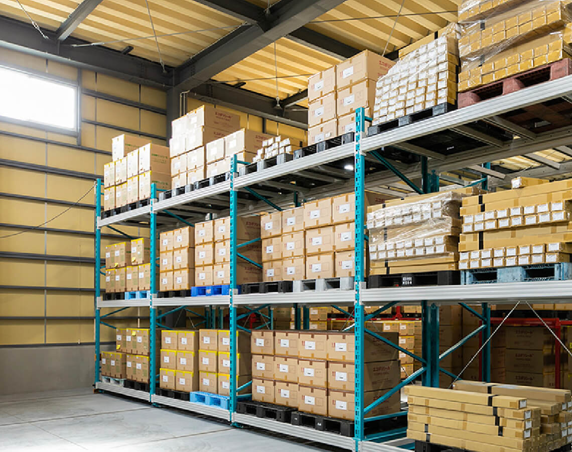 お客様のお荷物を安心・安全に在庫保管管理