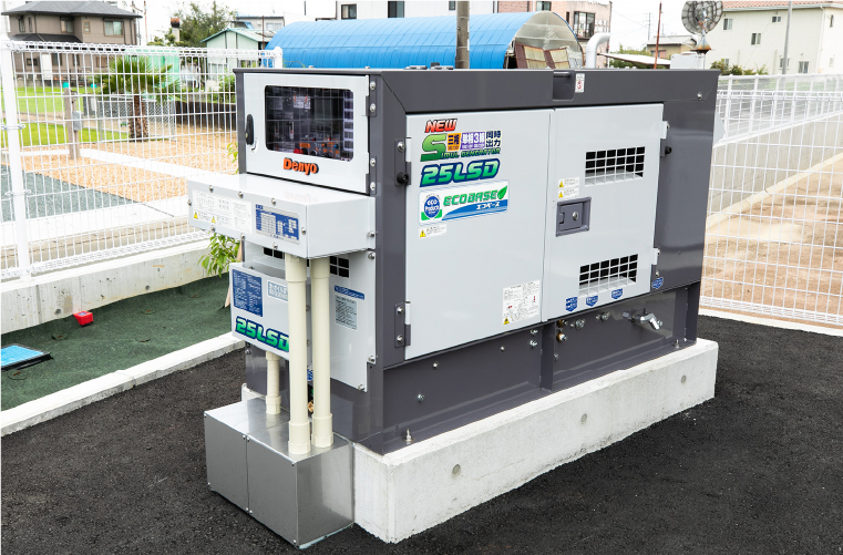自家発電設備を完備